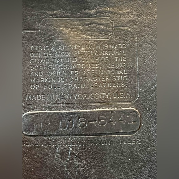 Vintage Coach Duffle Sac Black XL Made in New York City - Picture 13 of 17